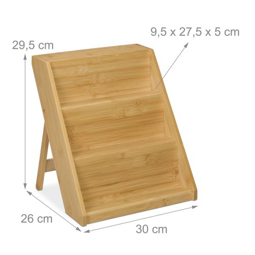 Étagère à Épices En Bambou