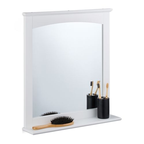 Miroir Mural Avec Surface De Rangement