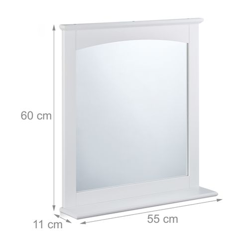 Miroir Mural Avec Surface De Rangement