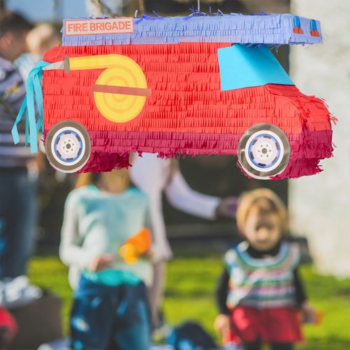 Piñata Avec Bâton Et Masque