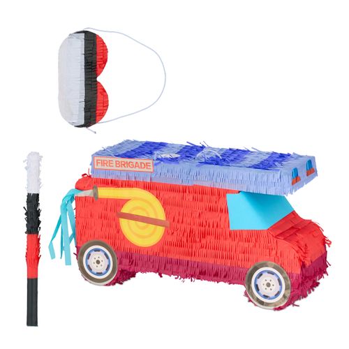 Piñata Avec Bâton Et Masque