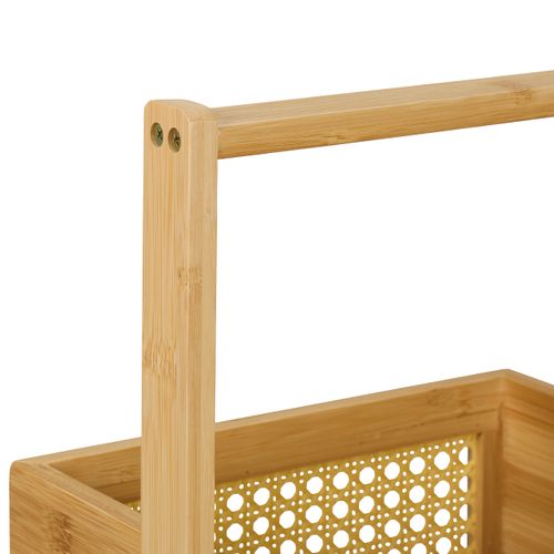 Étagère Salle De Bain En Bambou, 3 Étag.