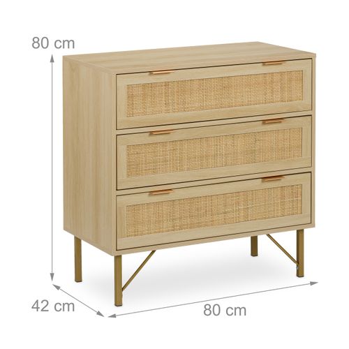 Commode à 3 Tiroirs