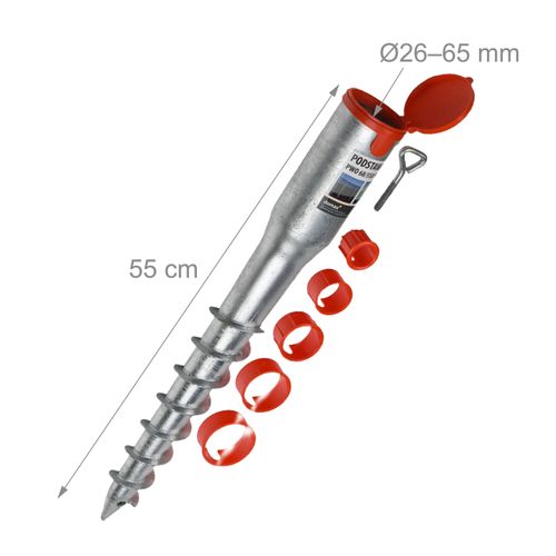 Douille De Sol En Fer 26-65 Mm