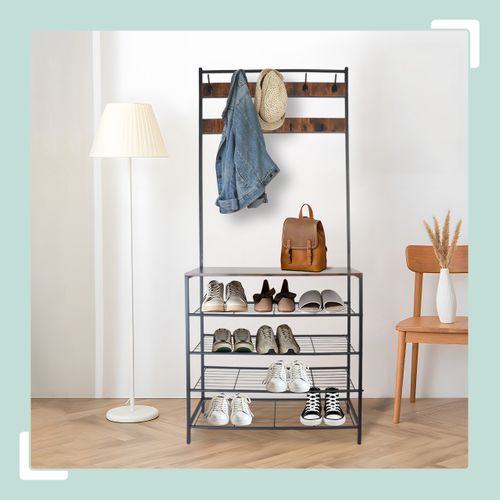 Portemanteau Avec Étagère à Chaussures