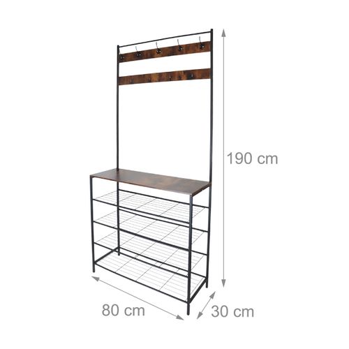 Portemanteau Avec Étagère à Chaussures