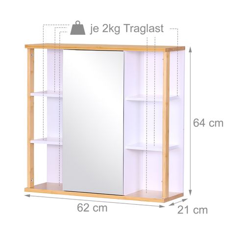 Armoire De Toilette En Bambou