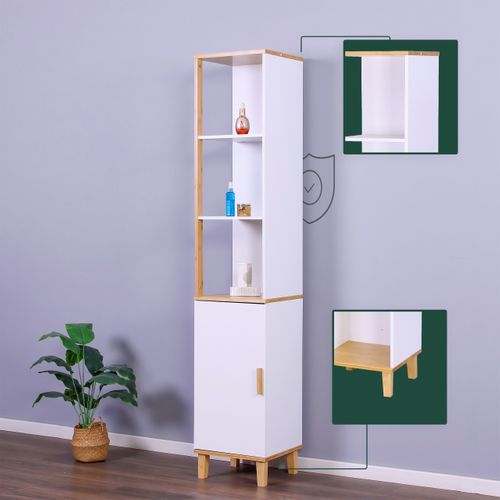 Armoire De Bain Haute Porte 3 Étagères