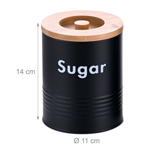 Set De 3 Boîtes Pour Café, Thé Et Sucre