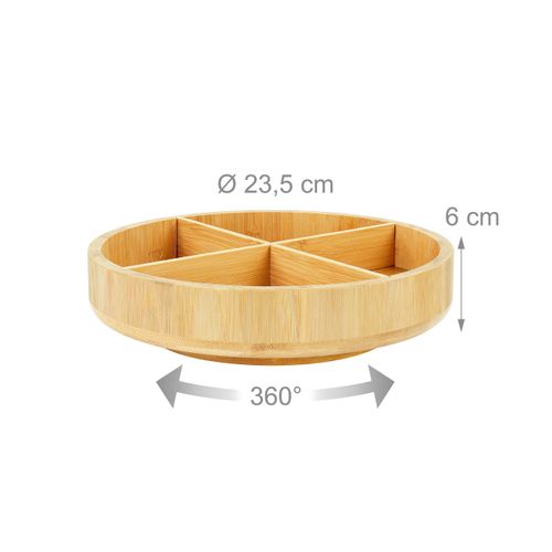 Plateau Tournant Bambou
