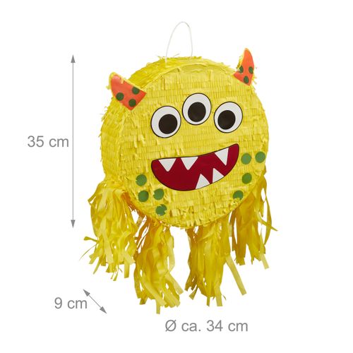Ensemble Pinata Monstre Avec Bâton.