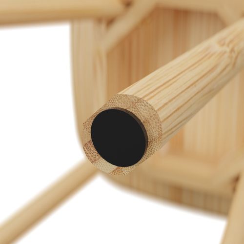 Lot De 2 Tabourets Bambou Salle à Manger