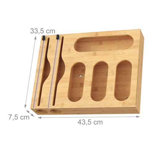 Distributeur De Film 6 En 1 En Bambou