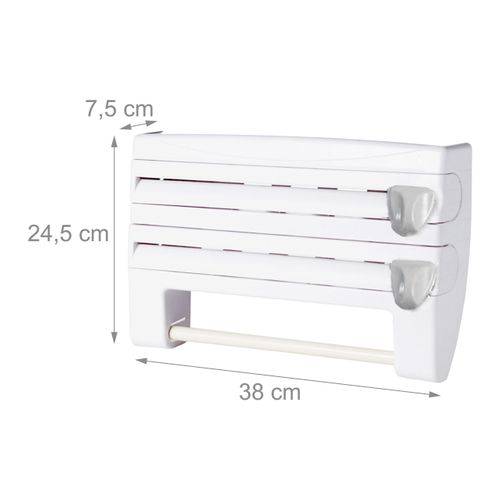 Support Mural Pour Rouleaux De Cuisine