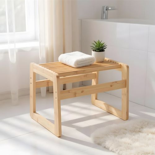 Tabouret De Bain En Bambou