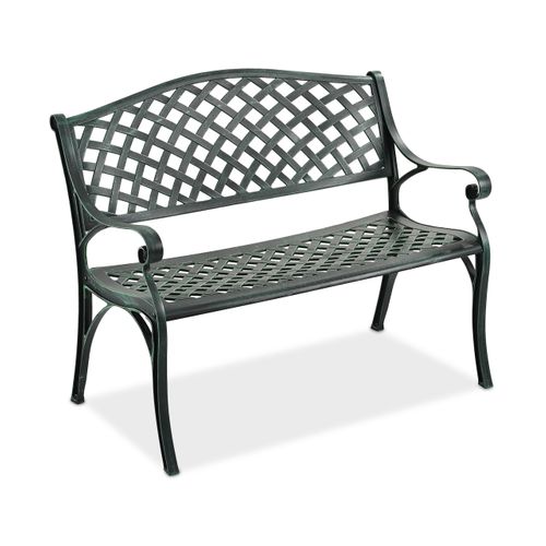 Banc De Jardin Vintage Noir-vert