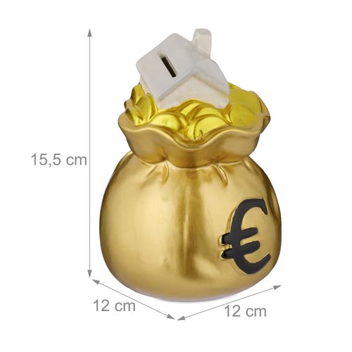 2x Tirelire Sac D'argent