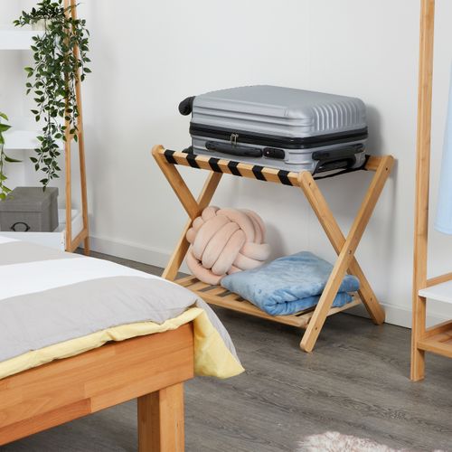 2x Porte-valise En Bambou