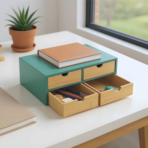 Organiseur De Bureau 4 Tiroirs