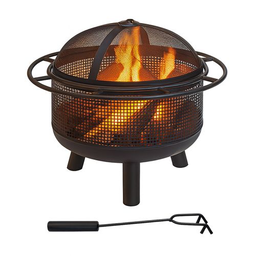 Brasero Avec Protection Et Tisonnier