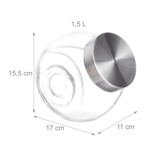 4 Bocaux à Friandises 1,5 L