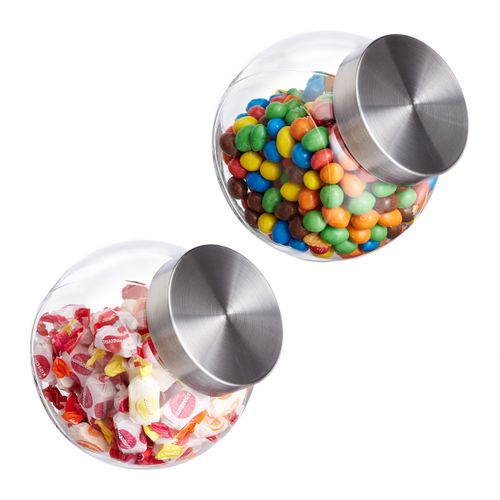 6 Pots à Bonbons De 1,5 L