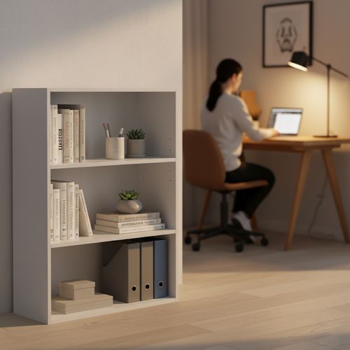 Étagère à Livres, Plateaux Réglables