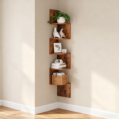 Étagère D'angle 5 Niveaux