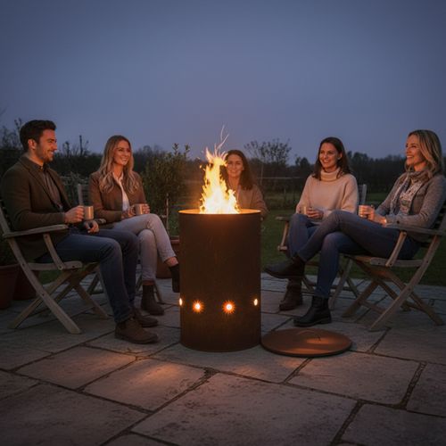 Brasero Acier Corten