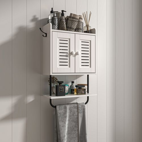 Armoire Murale Avec Porte-serviettes