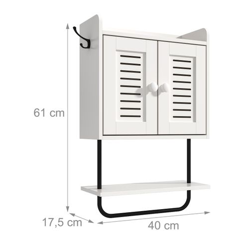 Armoire Murale Avec Porte-serviettes
