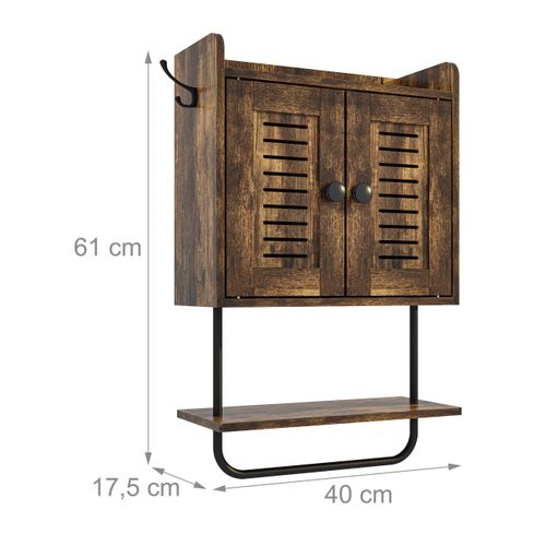 Armoire Murale Avec Porte-serviettes