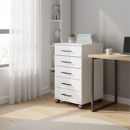 Caisson à Roulettes 5 Tiroirs