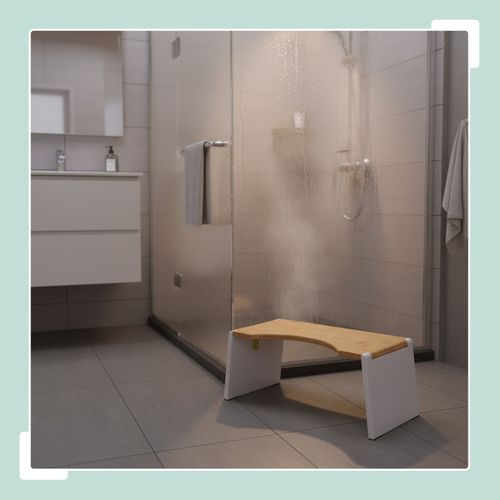 Tabouret Wc Pliable Bambou