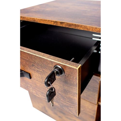 Caisson Mobile Avec Tiroirs Et Étagères