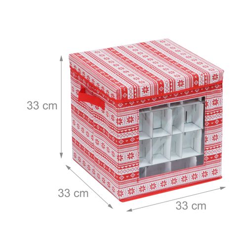 Boîte De Rangement Boules De Noël 3 Pièces
