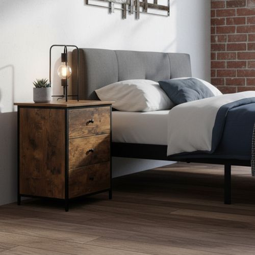 Table De Nuit Avec 3 Tiroirs