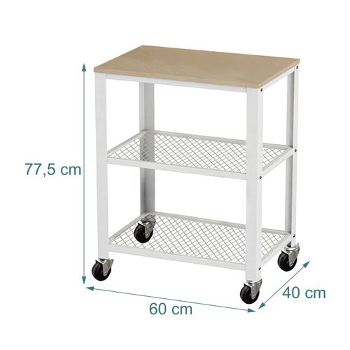 Chariot Cuisine 3 Niveaux