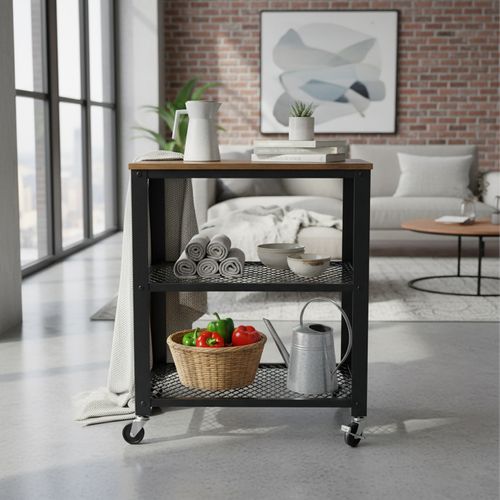 Chariot Cuisine 3 Niveaux