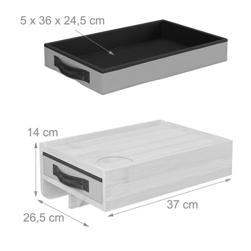Table De Chevet En Bambou, 2 Pièces