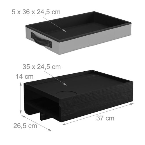 Table De Chevet En Bambou, 2 Pièces