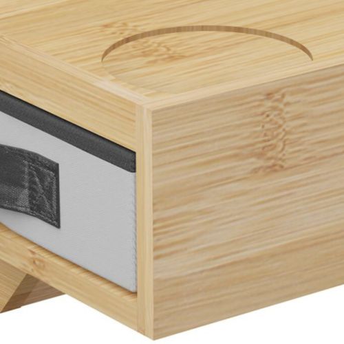 Table De Chevet En Bambou, 2 Pièces