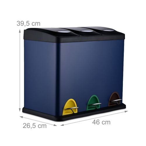 Poubelle Cuisine 3 X 8 L