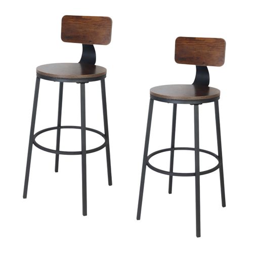 Lot De 2 Tabourets De Bar