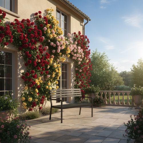 Banc De Jardin En Wpc Et Métal