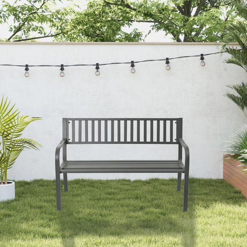Banc De Jardin En Métal