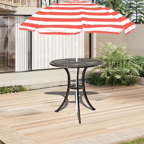 Table De Jardin Ronde Avec Trou Parasol