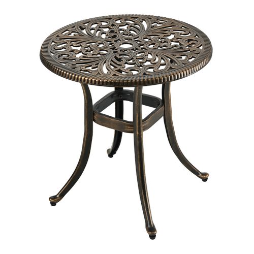 Table Ronde De Jardin Avec Trou Parasol