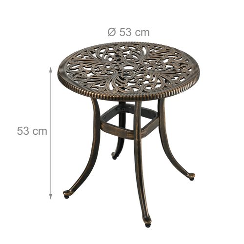 Table Ronde De Jardin Avec Trou Parasol