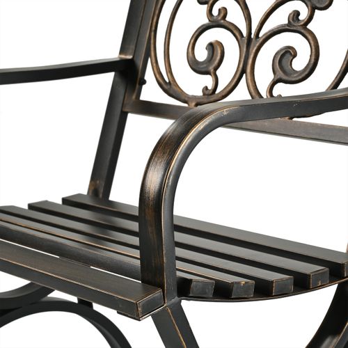 Chaise De Jardin Vintage En Métal